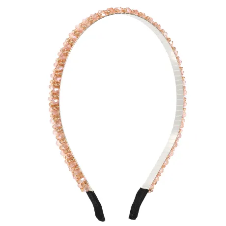 Unique Bargains- 2 Rows Rhinestone Hairband Headband