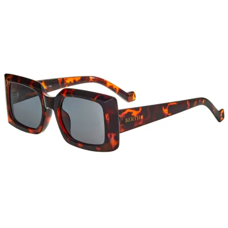 Bertha Miranda Polarized Sunglasses - Tortoise/Black