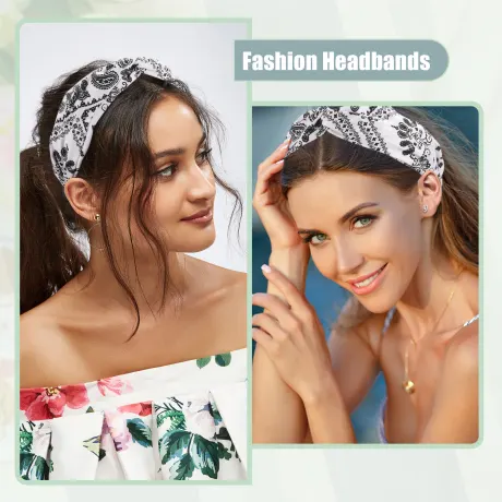 Unique Bargains- Fashion Knotted Wide Headband