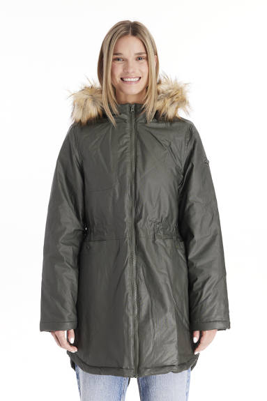 Sofia - Waxed Shell 3 in 1 Maternity Parka - Modern Eternity Maternity