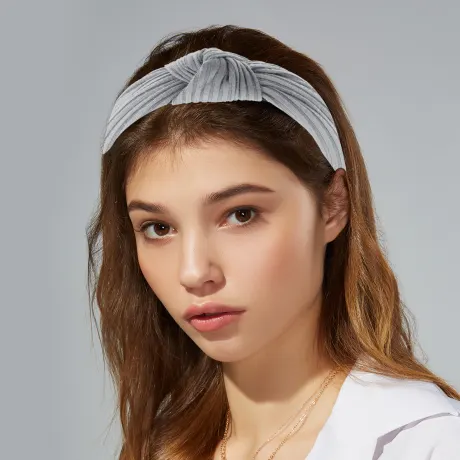 Unique Bargains- Textured Cotton Knot Headband Hairband