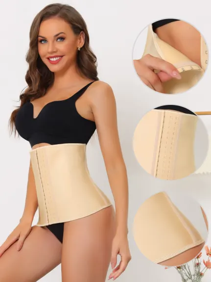 Allegra K- 3 Hooks Waist Cinchers Shapewear Pack