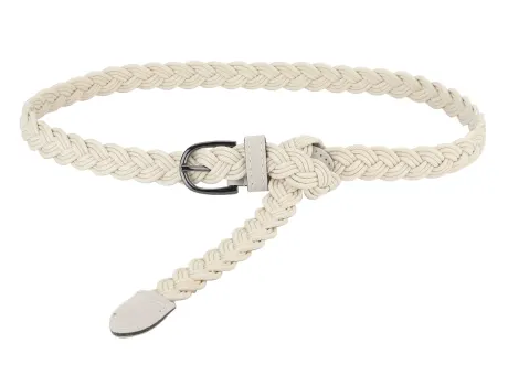 Allegra K - Ceinture réglable en simili cuir à corde tressée fine