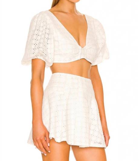 for Love & Lemons - Denise Crop Top