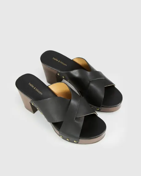 Belle & Bloom Midtown Clog Mule