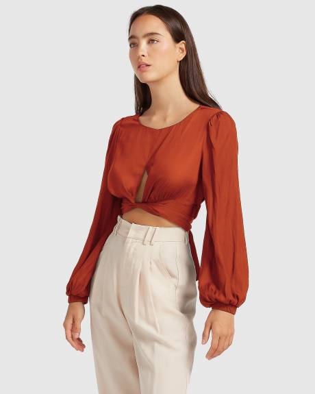 Belle & Bloom No Way Home Cropped Top