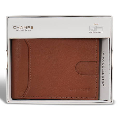 Onyx Collection - Leather Access Bi-Fold Wallet