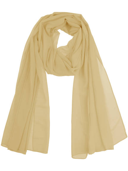 Allegra K- Solid Chiffon Sheer Long Scarf