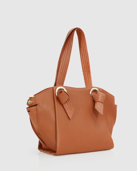 Belle & Bloom Heart Of Gold Leather Shoulder Bag