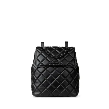 Lambert - The Sadie - 2-In-1 Black Quilted Vegan Leather Backpack