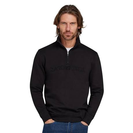 Raging Bull - Mens Embroidered Quarter Zip Sweatshirt