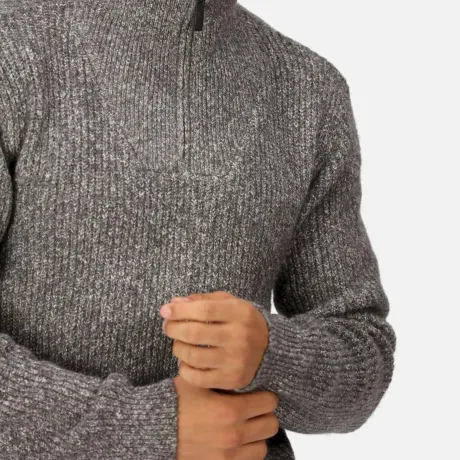 Regatta - Mens Kaison Marl Knitted Half Zip Sweater