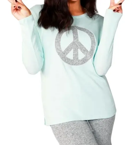 french kyss - Long Sleeve Peace Crew