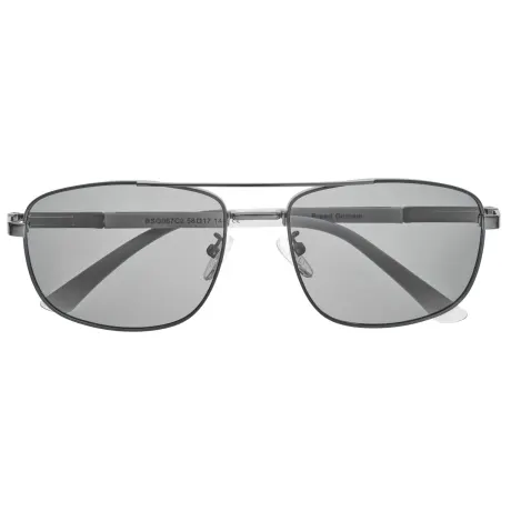 Breed Gotham Polarized Sunglasses - Silver/Black