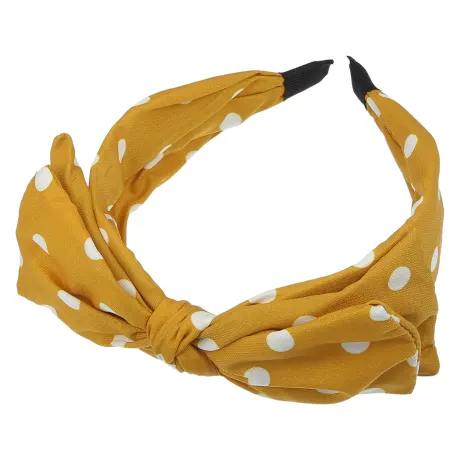 Unique Bargains- Polka Dots Wide Bow Headbands