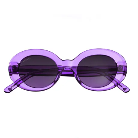 Bertha - Lunettes de soleil Margot faites à la main en Italie - Violet