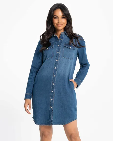 LOIS - Gianna Denim Shirtdress