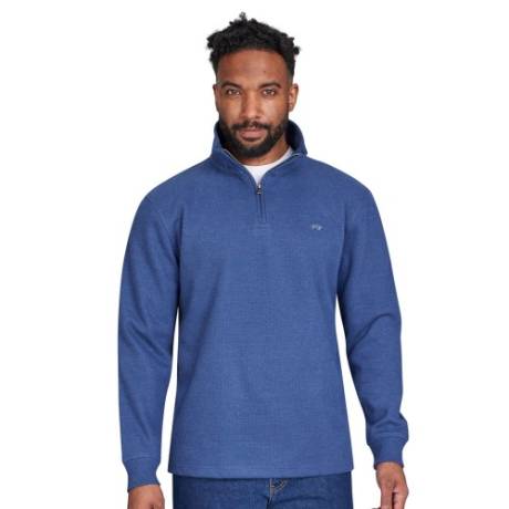 Raging Bull - Mens Classic French Rib Quarter Zip Sweater