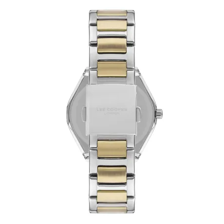 LEE COOPER-Montre Hommes Argenté 43mm Cadran Argent