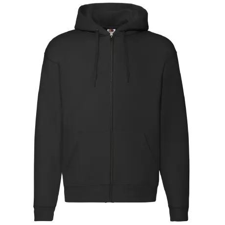 Fruit of the Loom - Mens Zip Through Hooded Sweatshirt / Hoodie