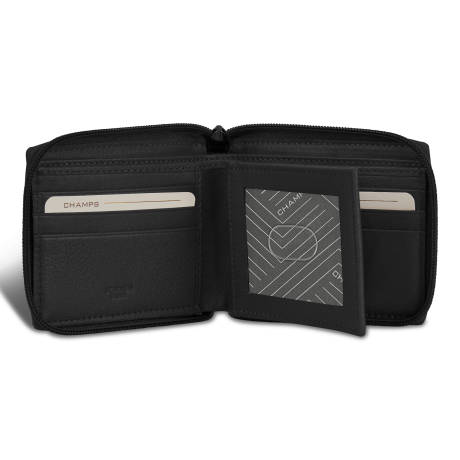 Onyx Collection - Leather Zip Around Wallet