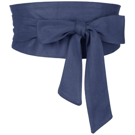 Allegra K- Obi Belt Bowknot Self Tie Wrap Wide Sash Waistband