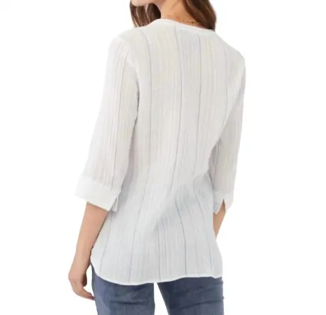 FDJ - Textured Tunic Top