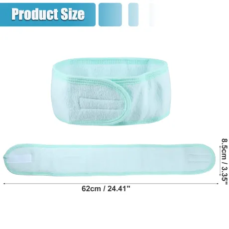 Unique Bargains- 4 Pcs Soft Spa Headband Hair Bands