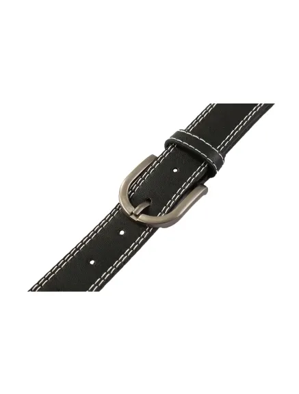 Unique Bargains- Single Prong Buckle Double Stitch Belt