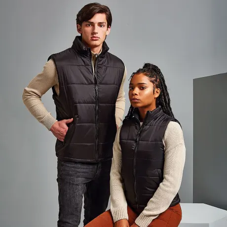 2786 - Mens Plain Padded Bodywarmer Vest / Gilet Jacket