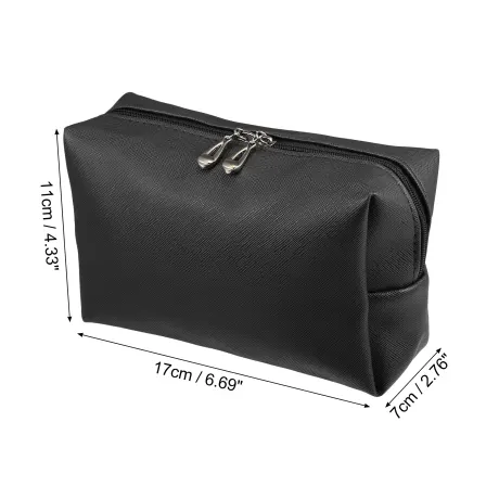 Unique Bargains- Makeup Cosmetic Travel Bag Waterproof PU Leather Case Small