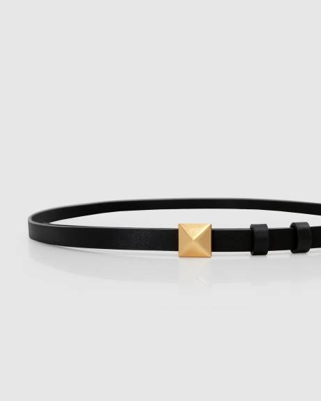 Belle & Bloom Cleopatra Pyramid Stud Leather Belt