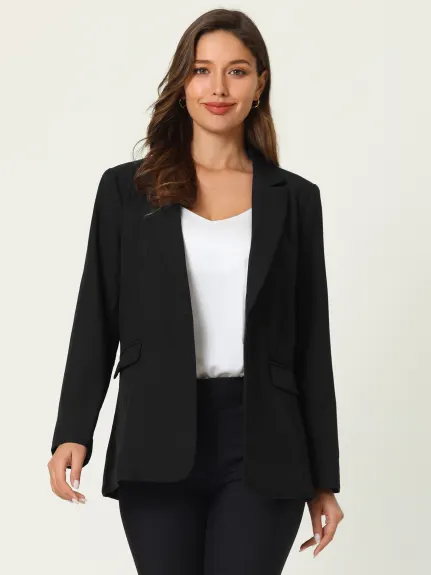 Hobemty- Office Long Sleeve Blazer Jacket