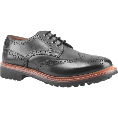 Cotswold - Mens Quenington Commando Lace Up Dress Leather Shoe