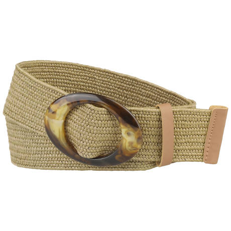 Allegra K- Vintage Wide Waist Belt Stretch Woven