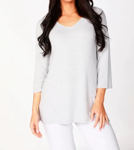 french kyss - Tatiana Kashmira 3/4 Sleeve Tunic