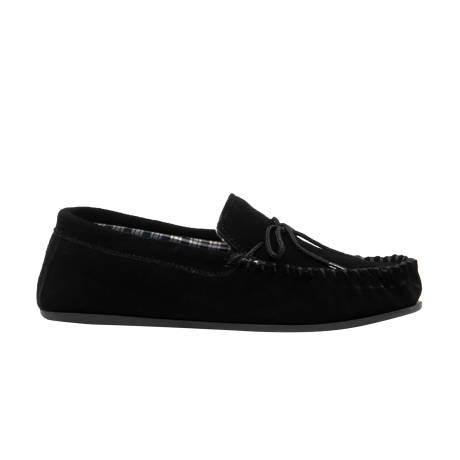 Mokkers - Mens Bruce Real Suede Moccasin Slippers