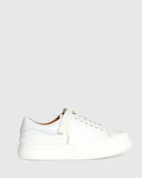 Belle & Bloom Just A Dream Croc Leather Sneaker