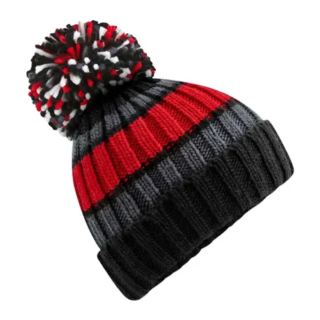 Beechfield - Unisex Adult Hygge Striped Beanie