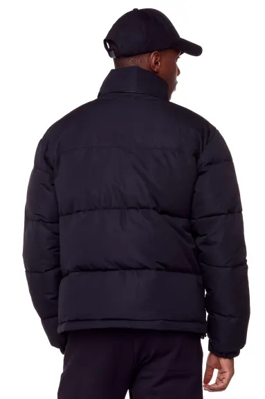 Alpine North - TUKTUT | Veste rétro isolante homme duvet végan (manteau d’hiver chaud résistant à l’eau, coupe-vent avec capuche rétractable)