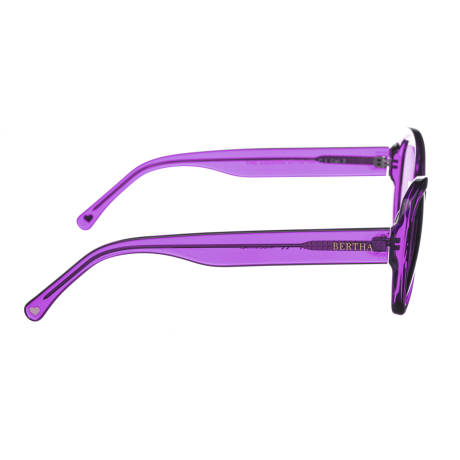 Bertha - Lunettes de soleil Margot faites à la main en Italie - Violet