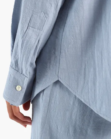 Relaxed Cotton Slub Shirt