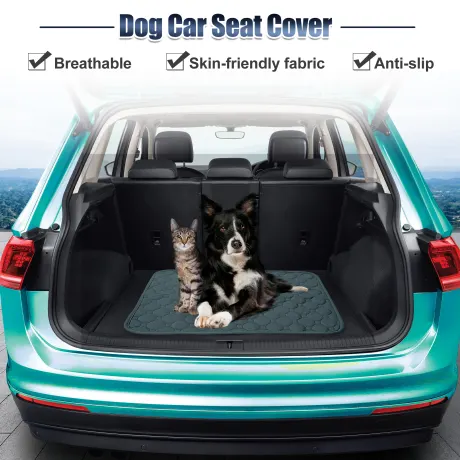 Unique Bargains- 2 Pcs Dog Seat Cover Reuse Car Seat Cover 150x90cm