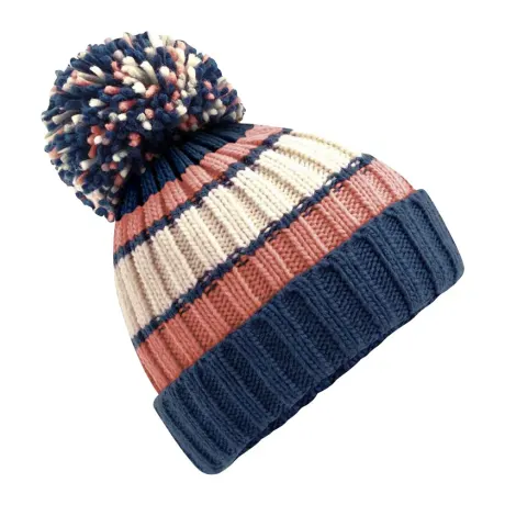 Beechfield - Unisex Adult Hygge Striped Beanie