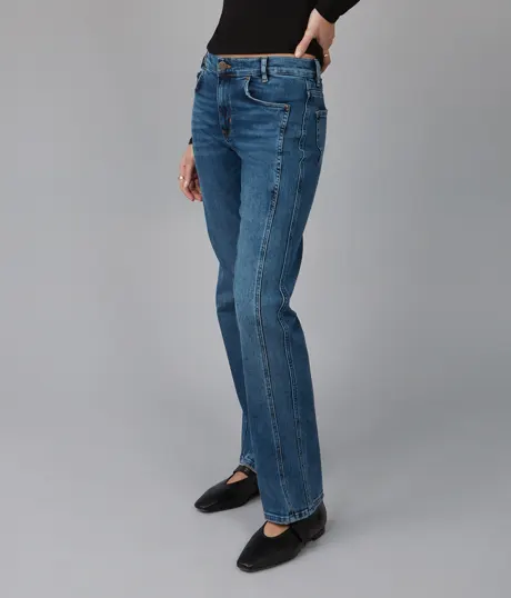 Lola Jeans JASPER-DIS Mid Rise Straight Jeans