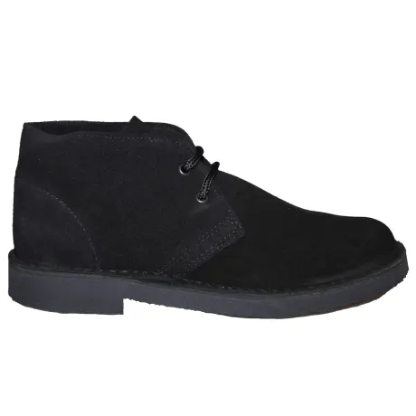 Roamers - Mens Real Suede Round Toe Unlined Desert Boots