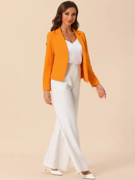 Allegra K - Open Front Dressy Business Blazer