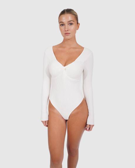 Belle & Bloom - Think Twice Long Sleeve Bodysuit