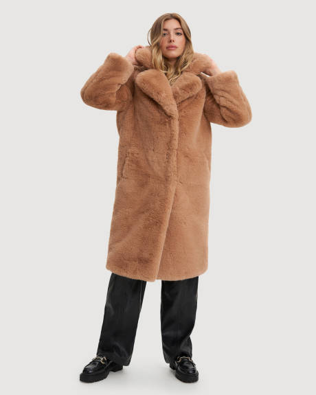 Noize - Savannah Long Vegan Fur Coat