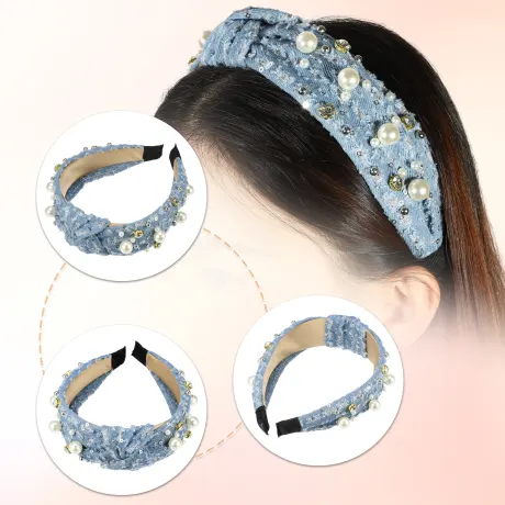 Unique Bargains- Pearly Crystal Headband